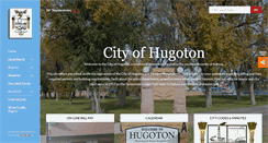 Desktop Screenshot of cityofhugoton.com